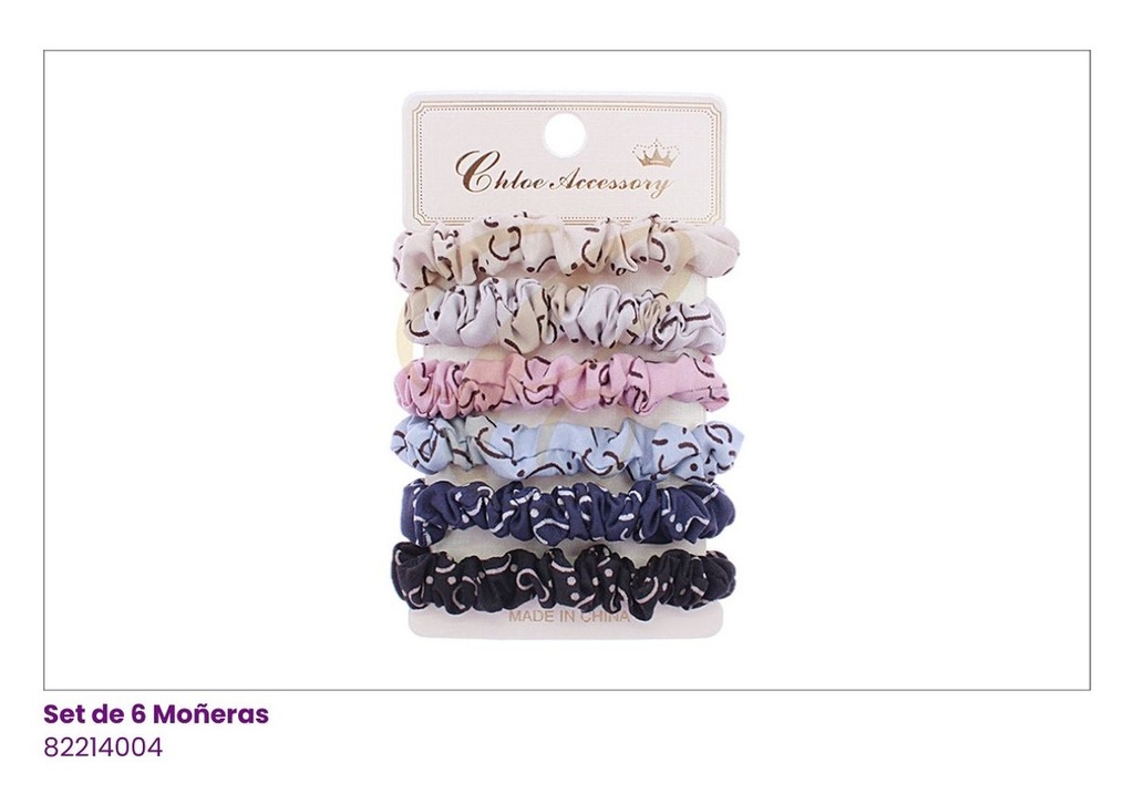 MOÑERAS SET DE 6