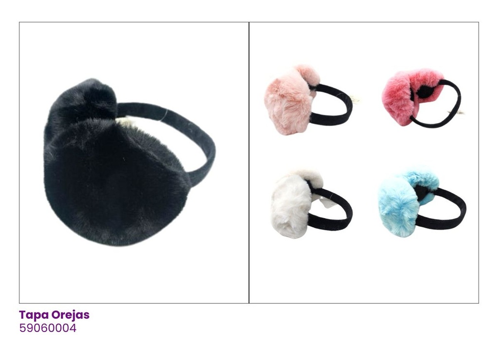 OREJERAS PELUCHE