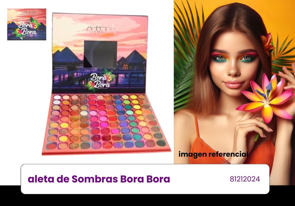 PALETA DE SOMBRA BORA BORA