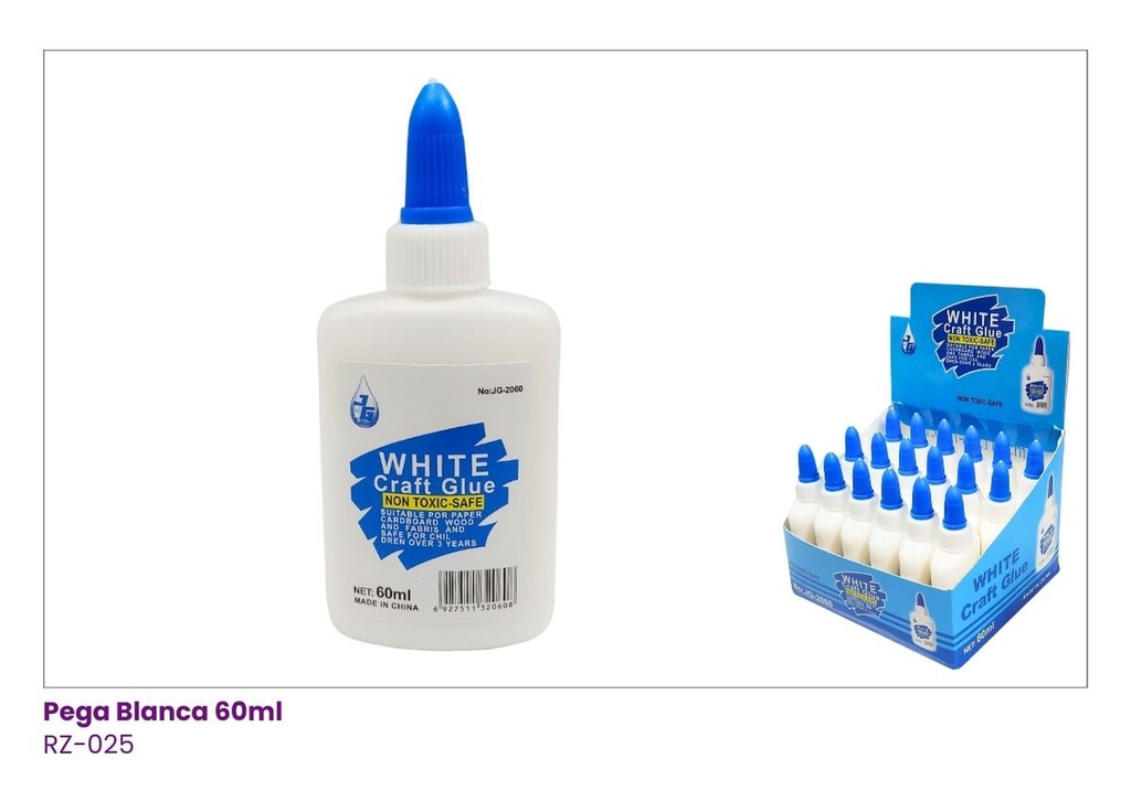 PEGA BLANCA 60ML BULTO X 432