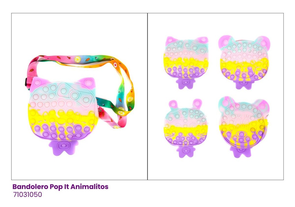 POP IT BANDOLERO SURTIDO