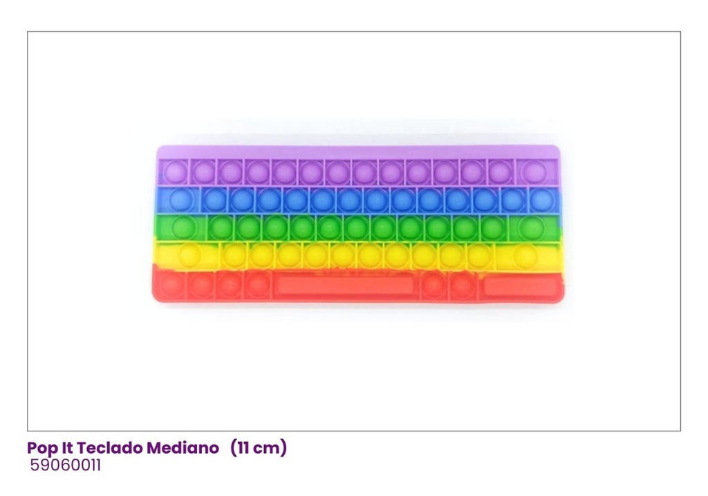 POP IT MEDIANO TECLADO MULTI COLOR A