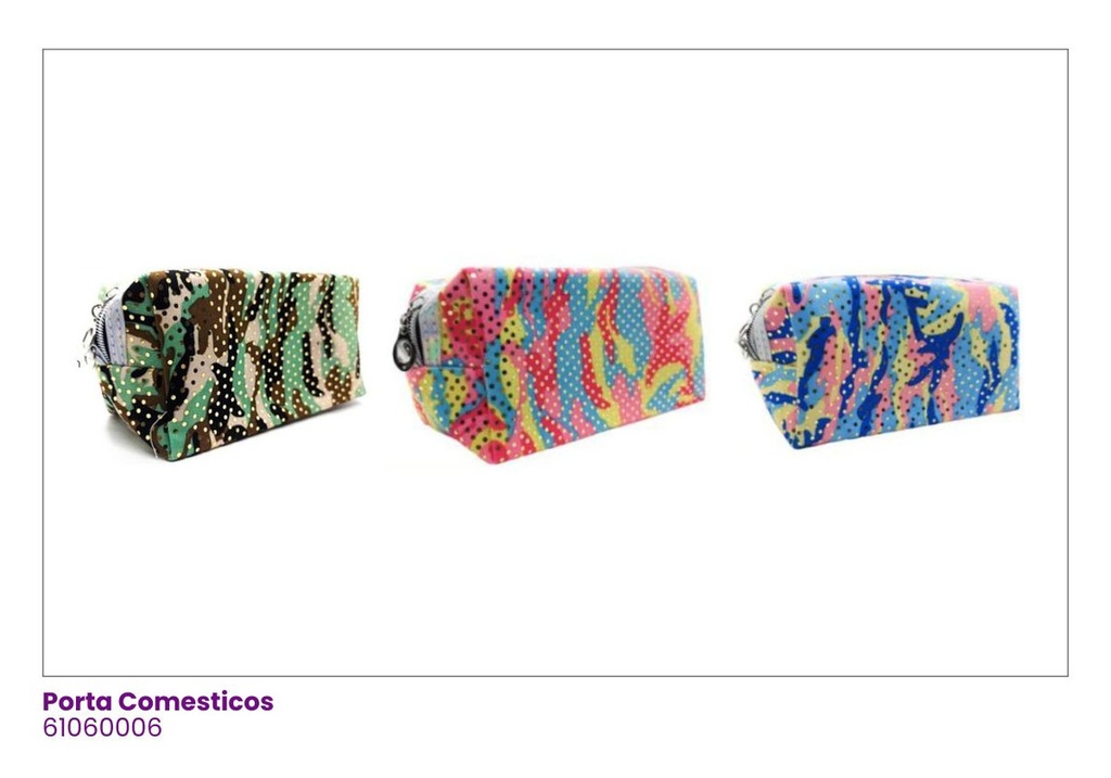 PORTA COSMETICOS FINO CAMUFLAJE