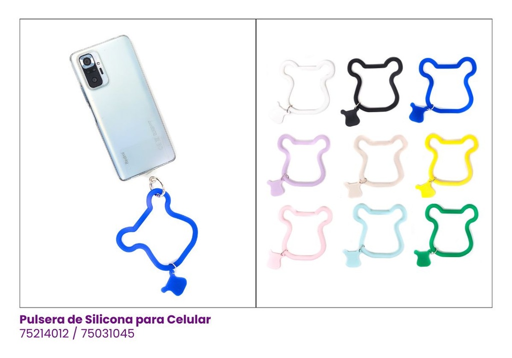 PULSERAS CELULAR SILICON