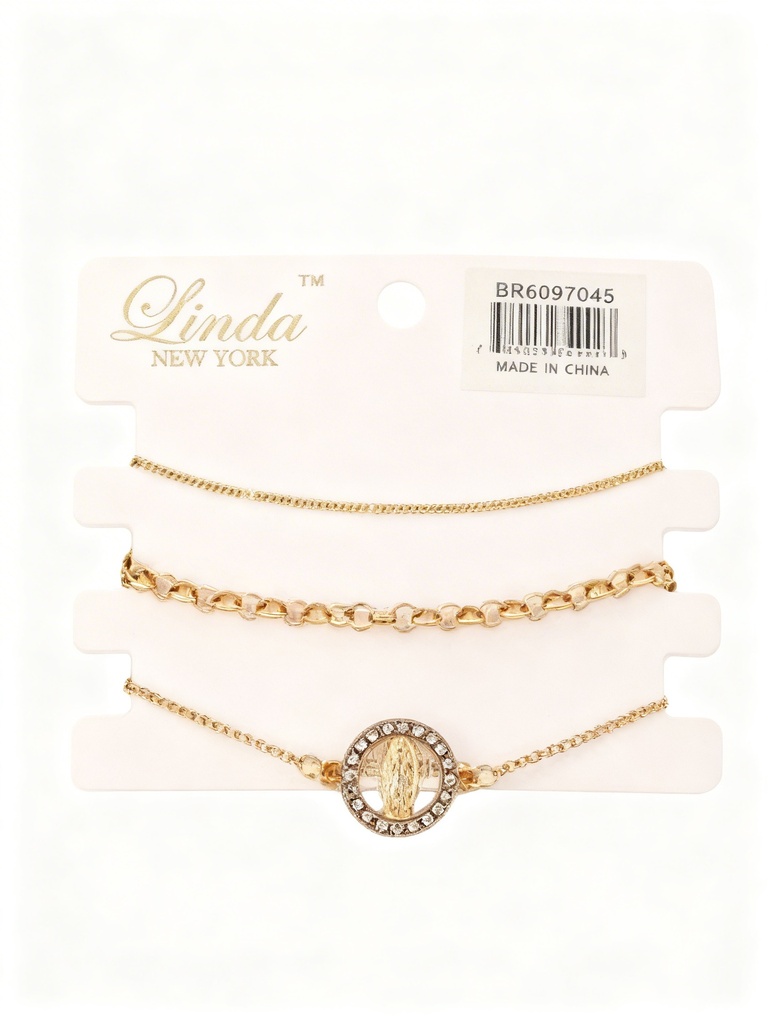 PULSERAS CADENA SET DE 3