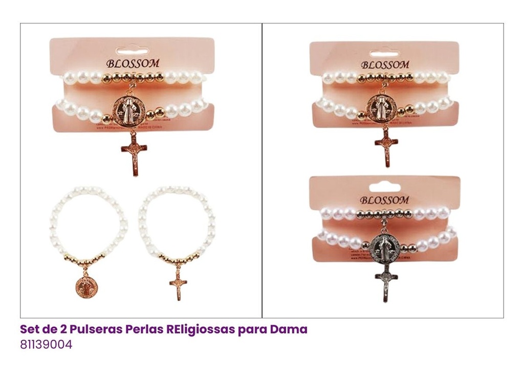 PULSERAS PERLAS RELIGIOSAS