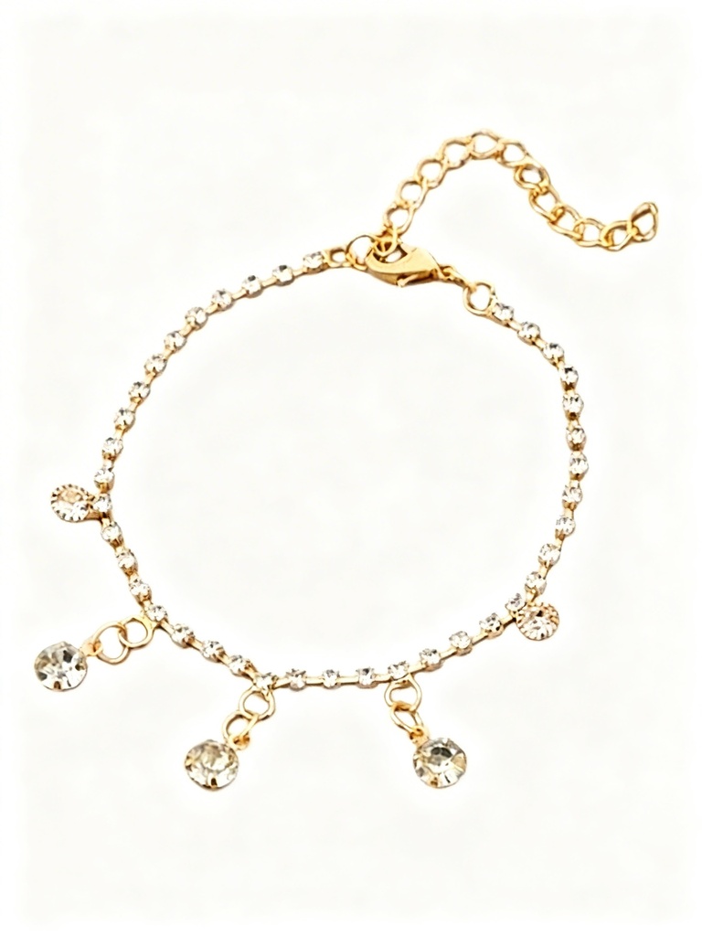 PULSERAS STRASS PIEDRAS CHARMS