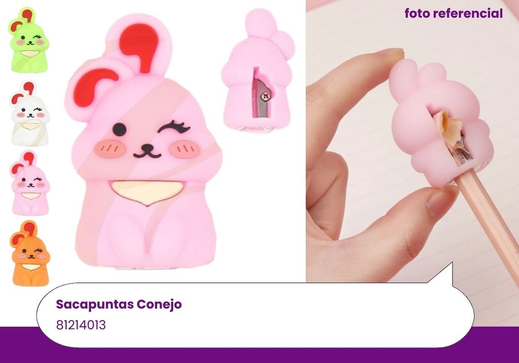 SACAPUNTAS CONEJITO
