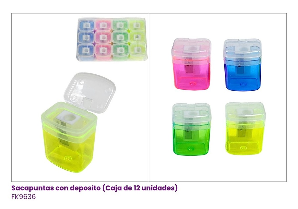 SACAPUNTAS DE BASURERO PLASTICO x1440
