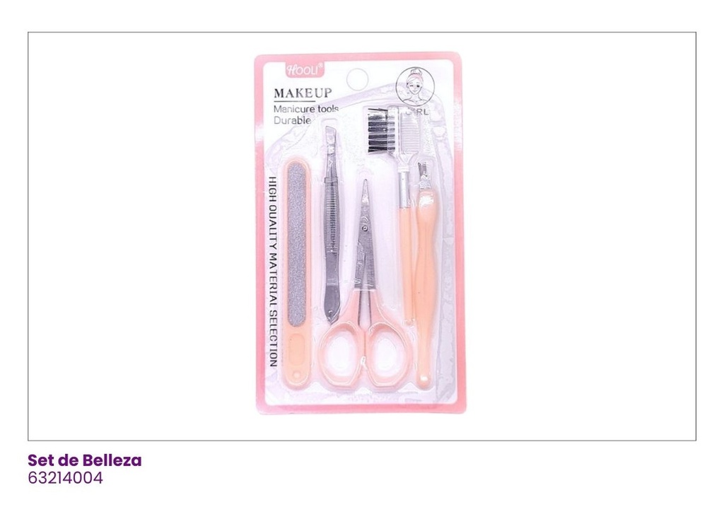 SET MAKEUP MANICURE TOOLS DURABLE