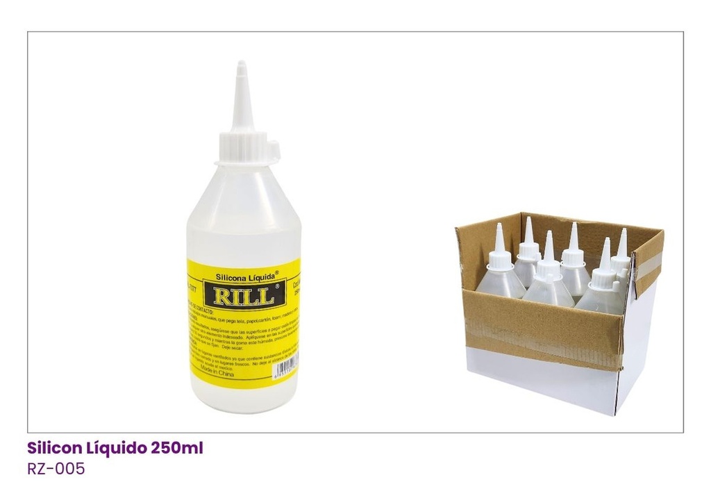 SILICON LIQUIDO  250ML BULTO X 72
