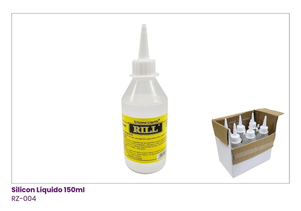 SILICON LIQUIDO 150ML BULTO X 120
