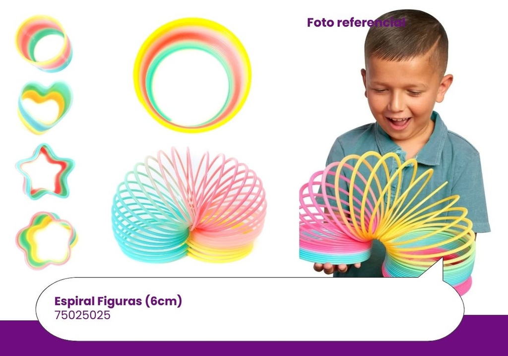 SLINKY RESORTE ESPIRAL FIGURAS