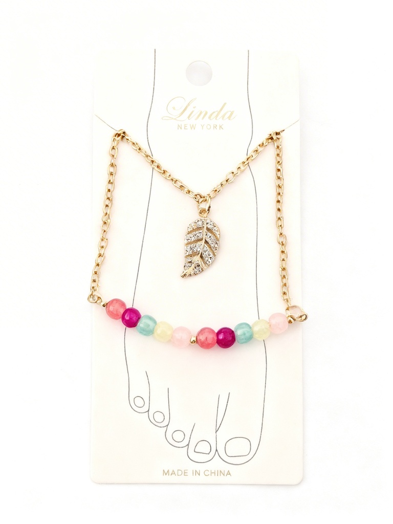 TOBILLERAS FANTASIA HOJA