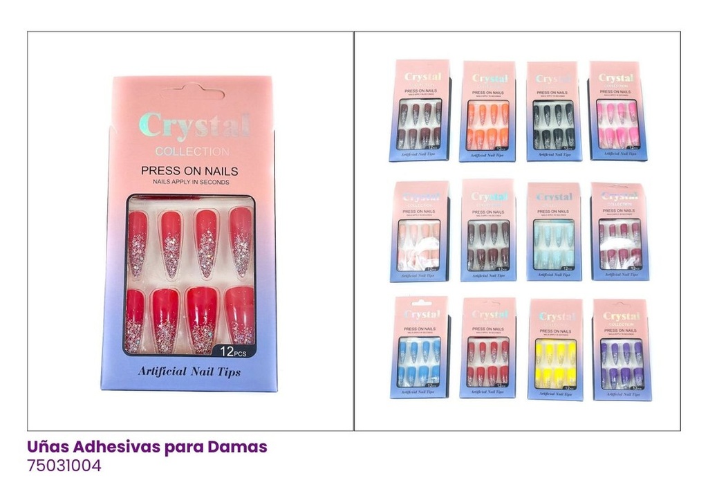 UÑAS AUTOADESIVAS ADULTO