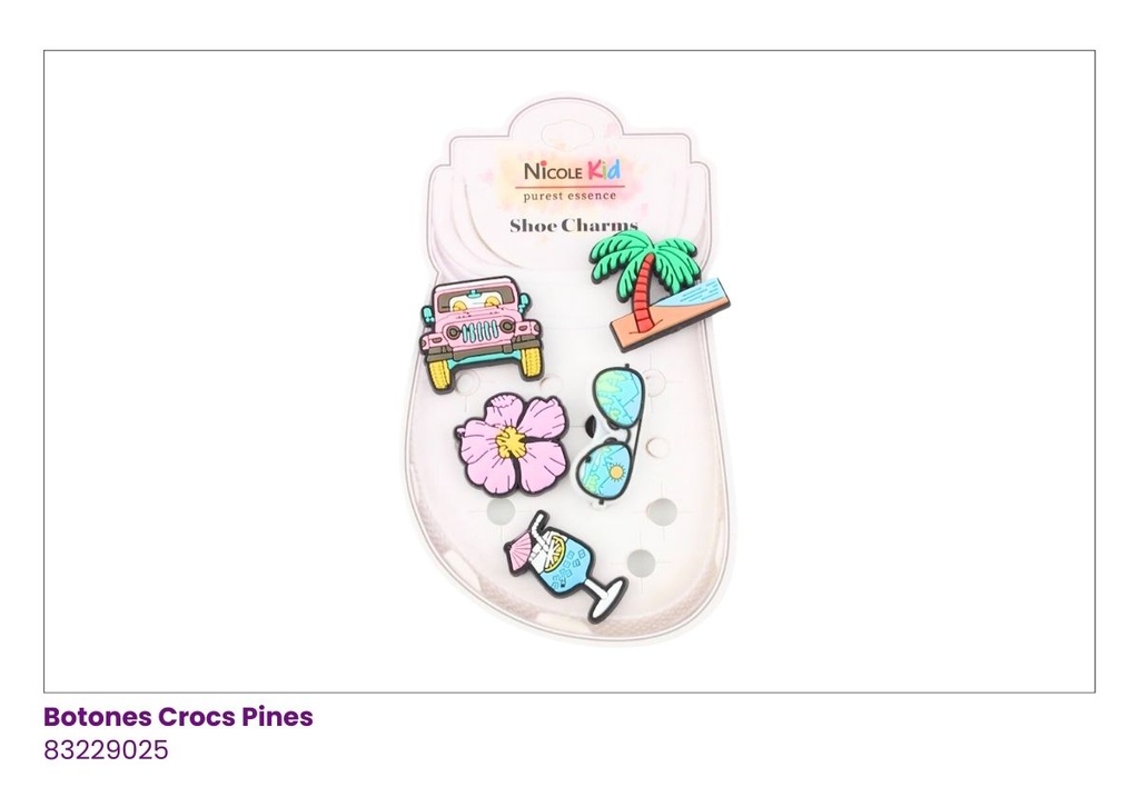 BOTONES CHARMS CROCS