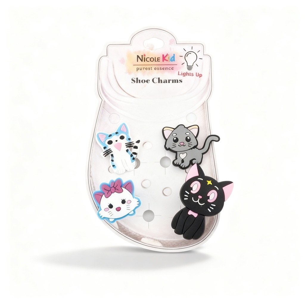 BOTONES CHARMS CROCS LED