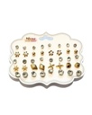 ZARCILLOS TOPITOS SET DE 20 PARES