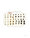 ZARCILLOS TOPITOS SET DE 20 PARES