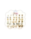 ZARCILLOS TOPITOS SET DE 18 PARES