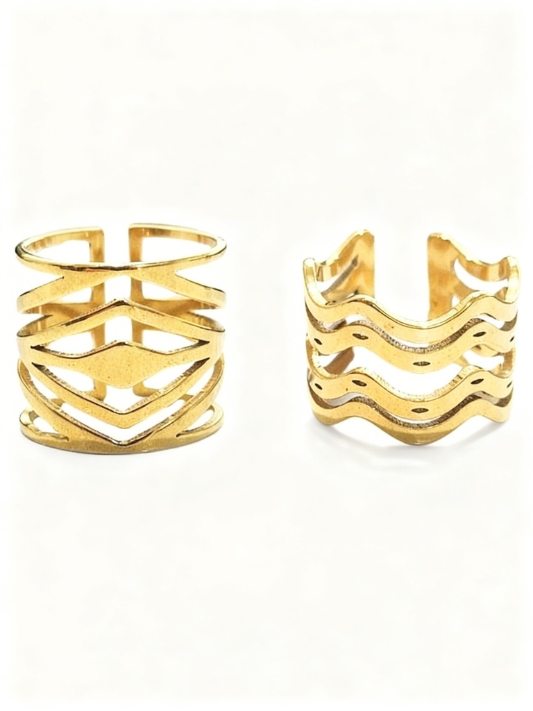 ANILLOS GRANDES ACERO