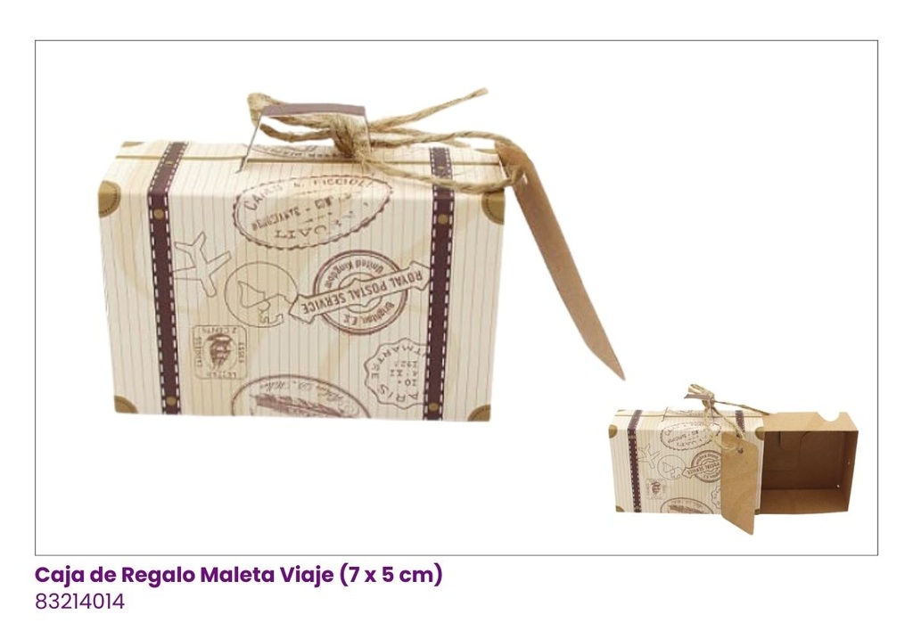 MINI CAJITA DE REGALO CON LAZO