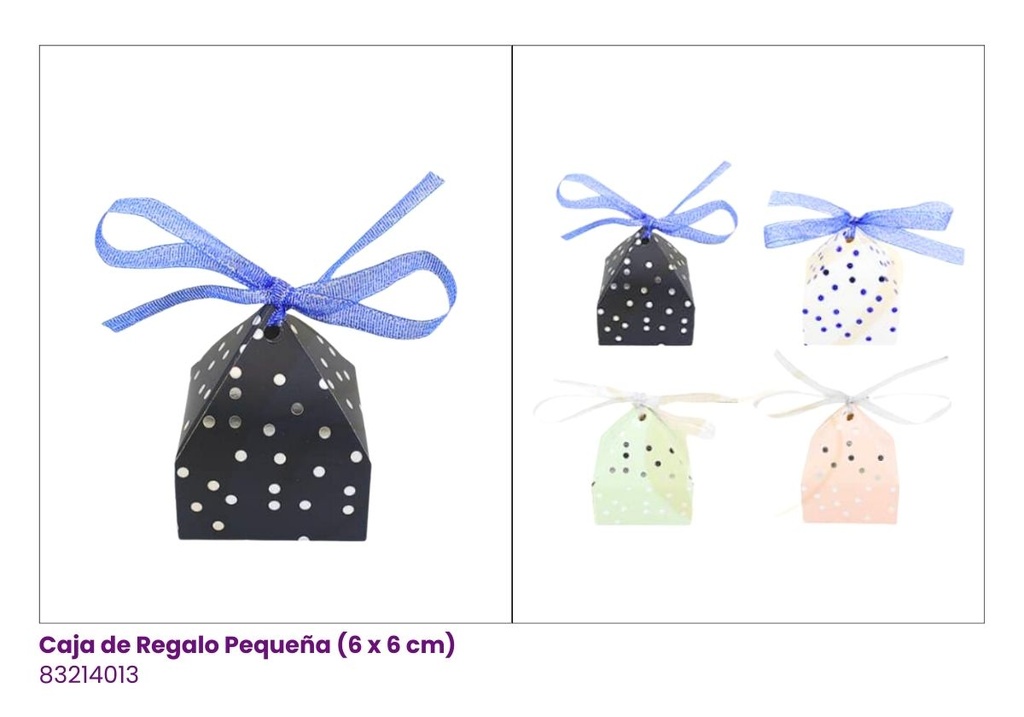 MINI CAJITA DE REGALO CON LAZO 