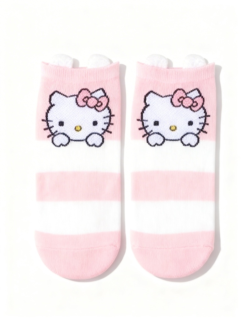 MEDIAS TOBILLERAS HELLO KITTY