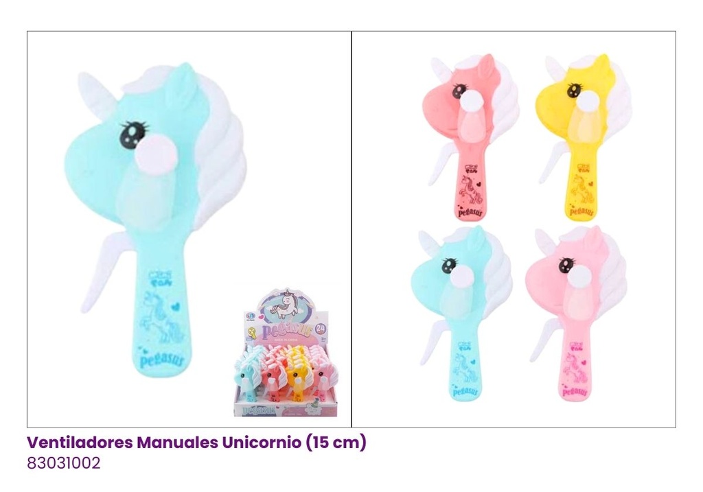 VENTILADOR MANUAL UNICORNIO