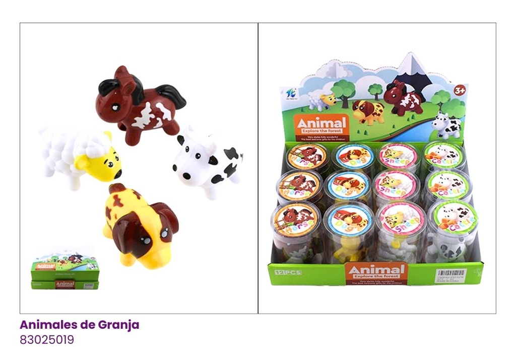 MUÑECOS ANIMALITOS DE GRANJA