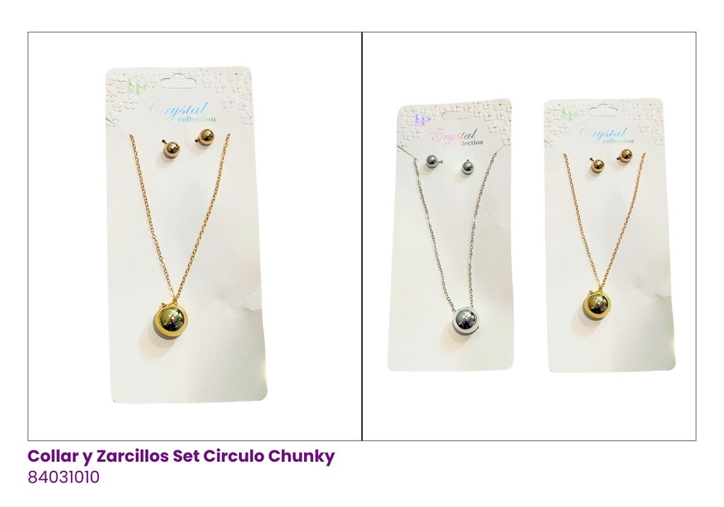 COLLARES CIRCULO CHUNKY