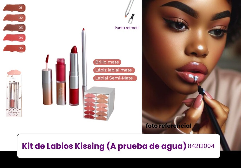 KIT DE LABIOS KISSING ARIA