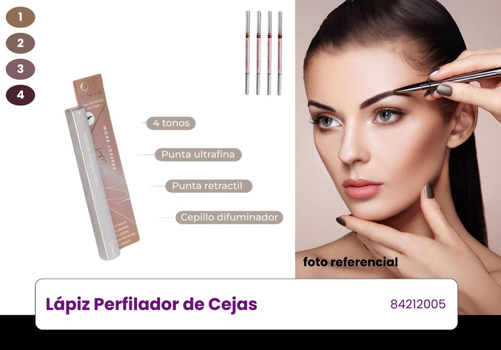 LAPIZ PERFILADOR DE CEJAS WOWE ARIA