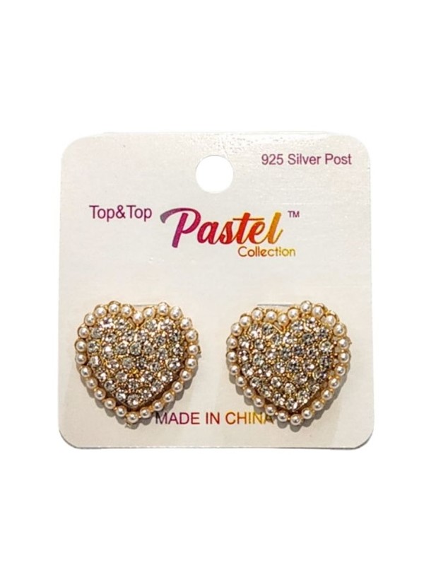 ZARCILLOS CHUNKY CORAZON PERLA