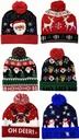 GORROS PASAMONTAÑAS NAVIDAD LUZ