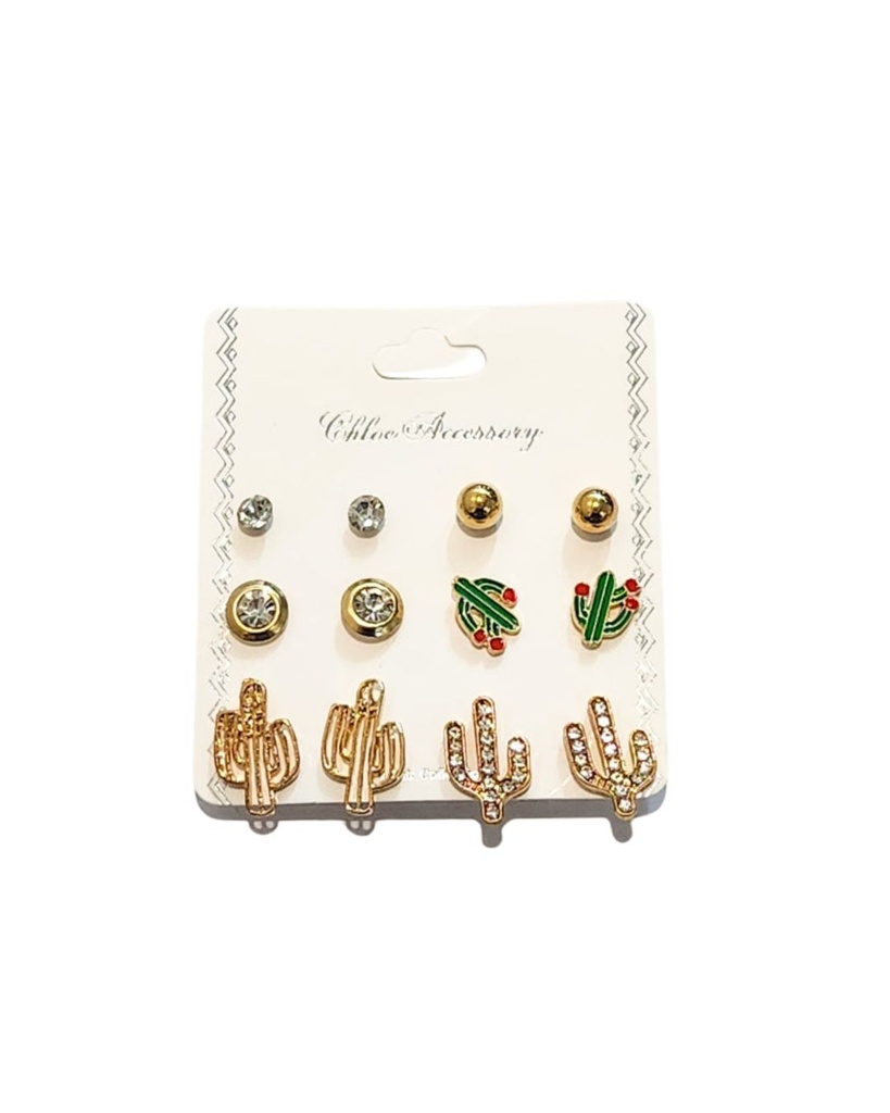 ZARCILLOS TOPITOS CAPTUS SET DE 6