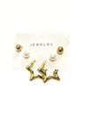 ZARCILLOS SET DE 3 ESTRELLA
