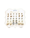ZARCILLOS TOPITOS SET DE 15 PARES
