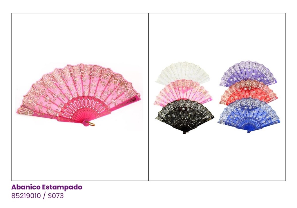 ABANICOS COLORES