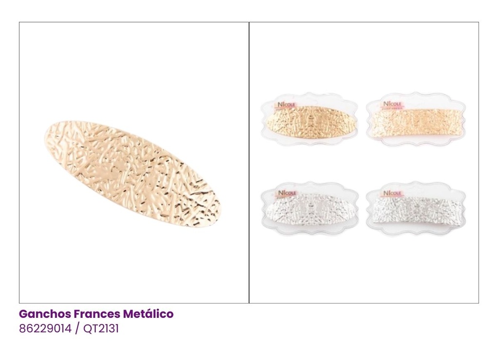 GANCHOS FRANCES OVALADOS
