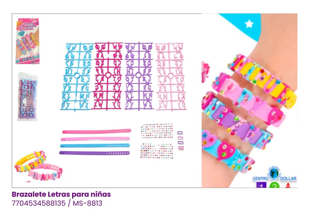 BRAZALETE LETRAS