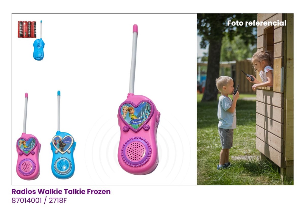 RADIO WALKIE TALKIE FROZEN