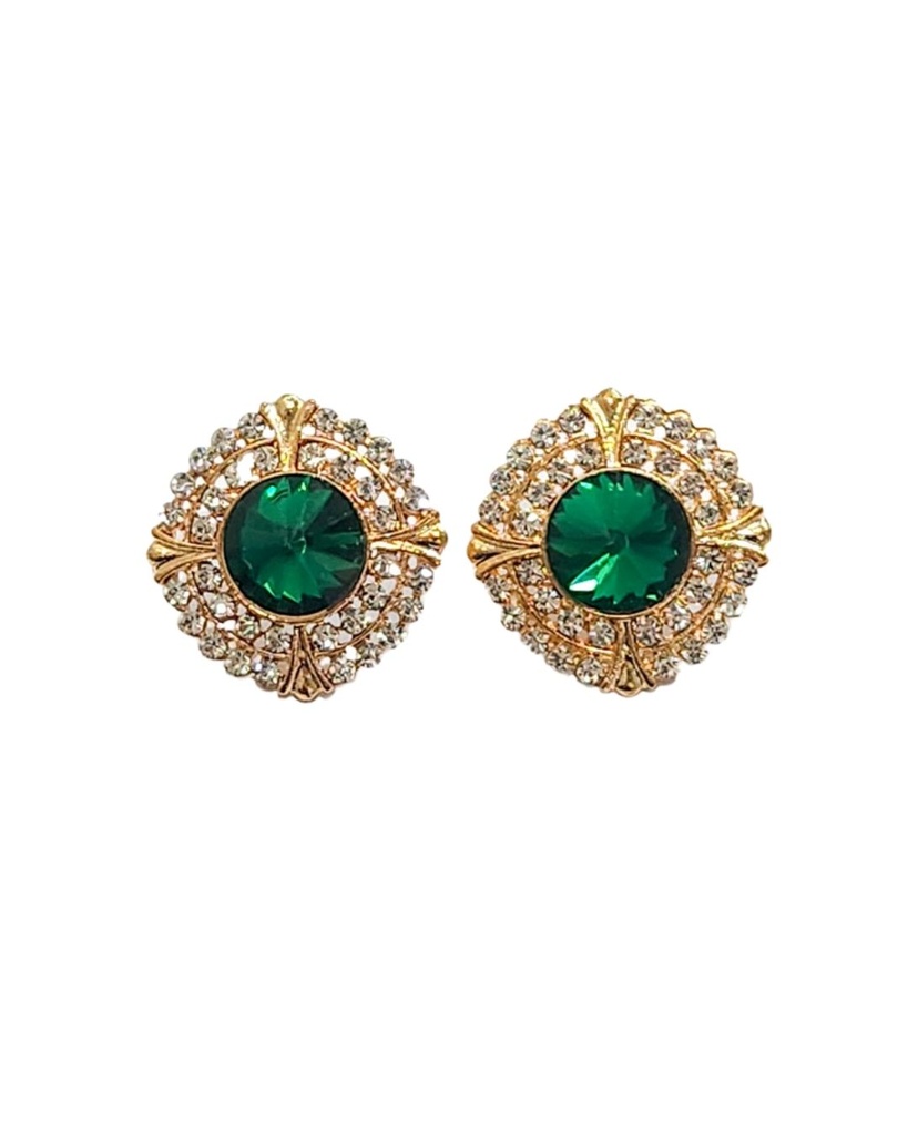 ZARCILLOS PIEDRAS COLORES STRASS