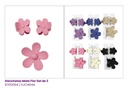 GANCHETAS MINI FLOR SET DE 3