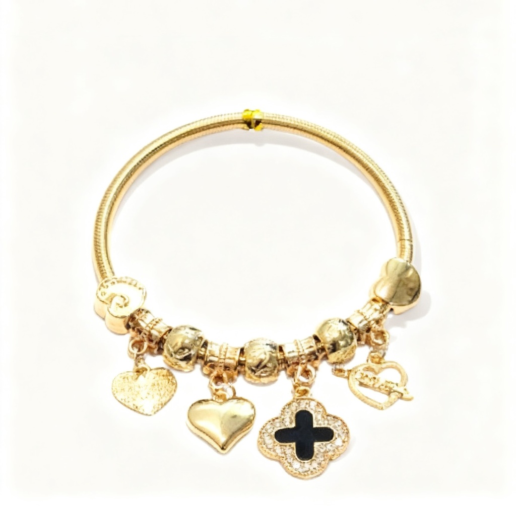 PULSERAS PANDORA TREBOL