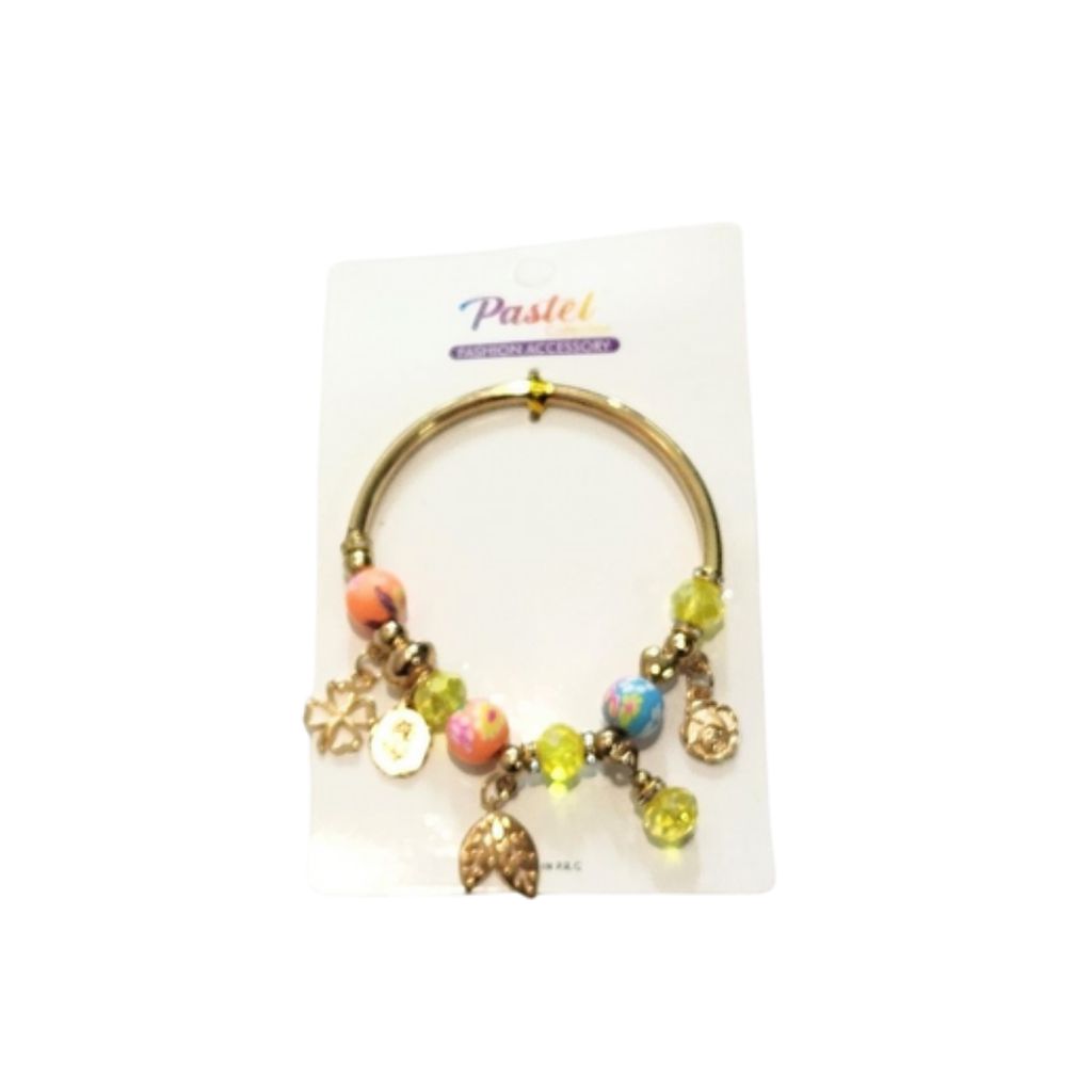 PULSERAS PEPITAS COLORES 