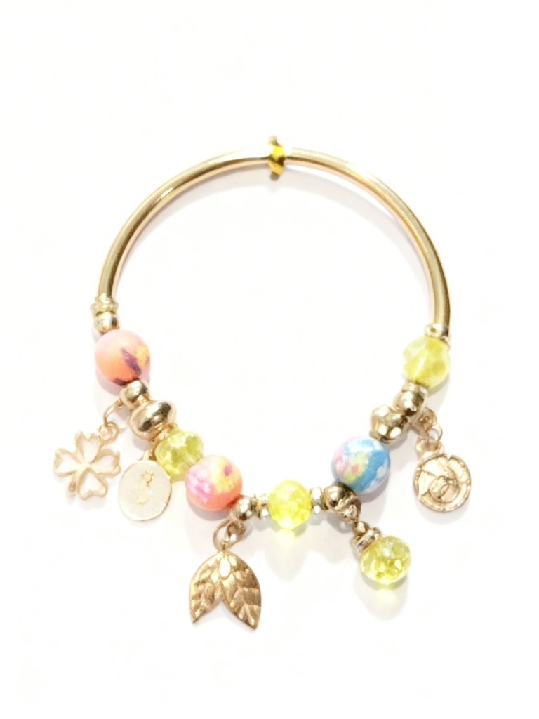 PULSERAS PEPITAS COLORES 