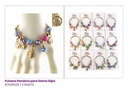 PULSERAS PEPITAS COLORES 