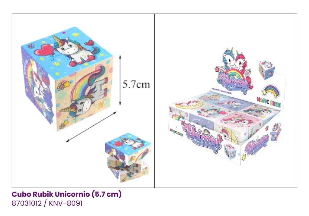 CUBO RUBIK UNICORNIO