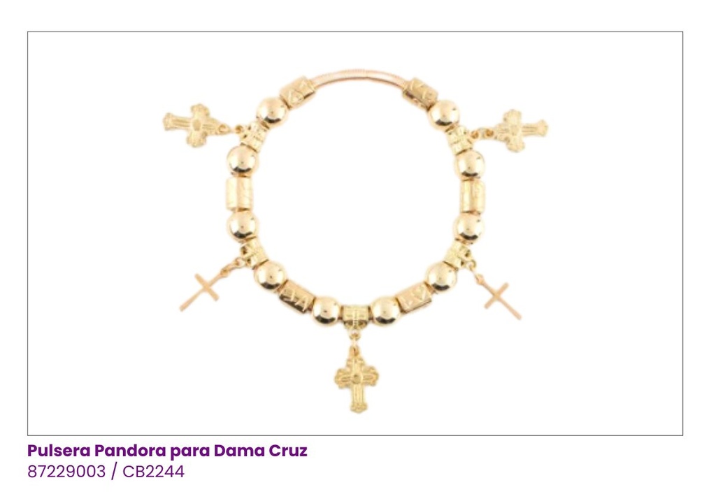 PULSERAS PANDORA CRUZ